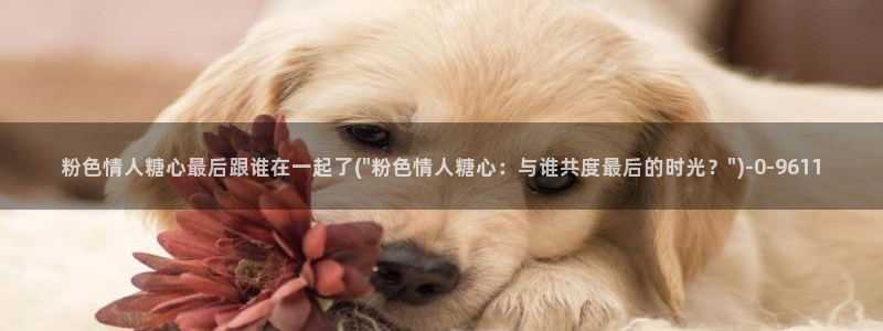 糖心vlgo安安老师：粉色情人糖心最后跟谁在一起了(\